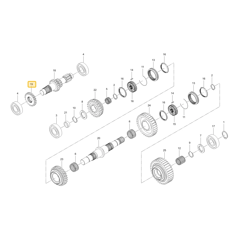 Koło zębate 23 KIOTI T5715-21561
