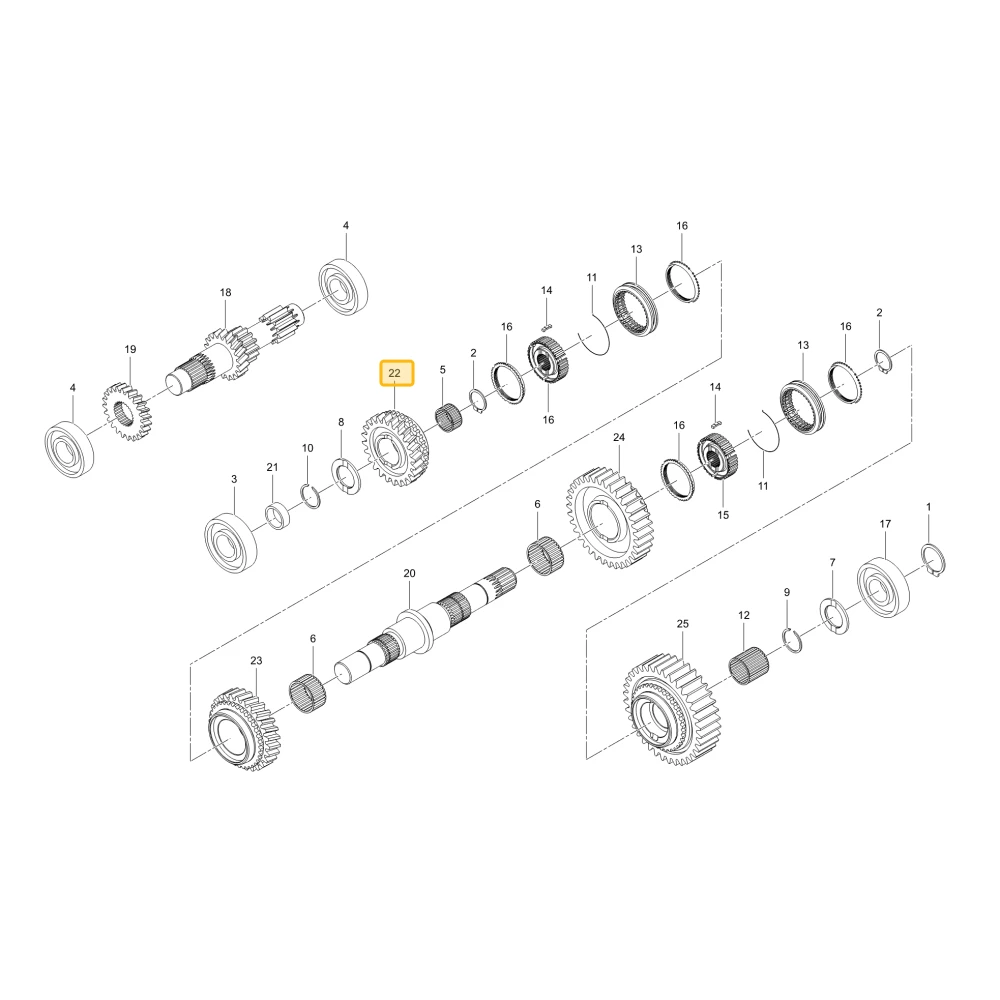 Koło zębate 24 KIOTI T5715-21711