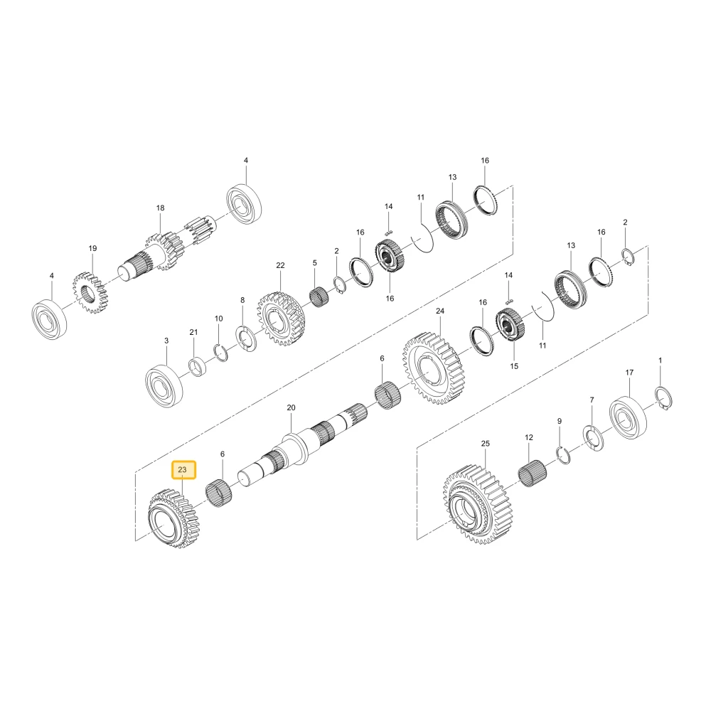 Koło zębate 27 KIOTI T5715-21721