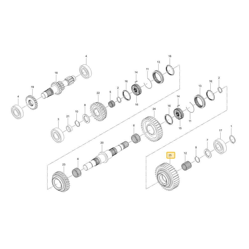 Koło zębate 36 KIOTI T5715-21741