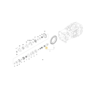 Zębnik stożkowy spiralny KIOTI T5715-22111