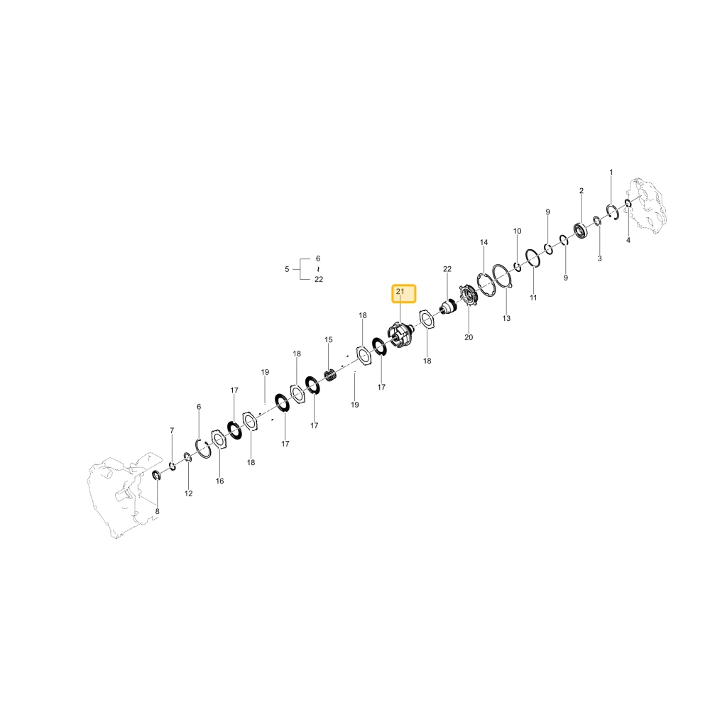Korpus sprzęgła WOM KIOTI T5715-25612