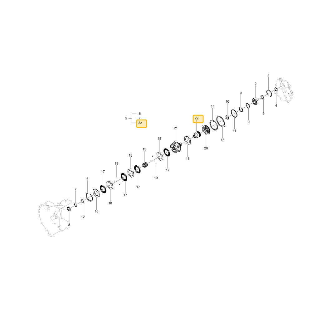 Piasta wielowypustu KIOTI T5715-25762