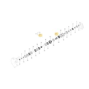 Piasta wielowypustu KIOTI T5715-25762