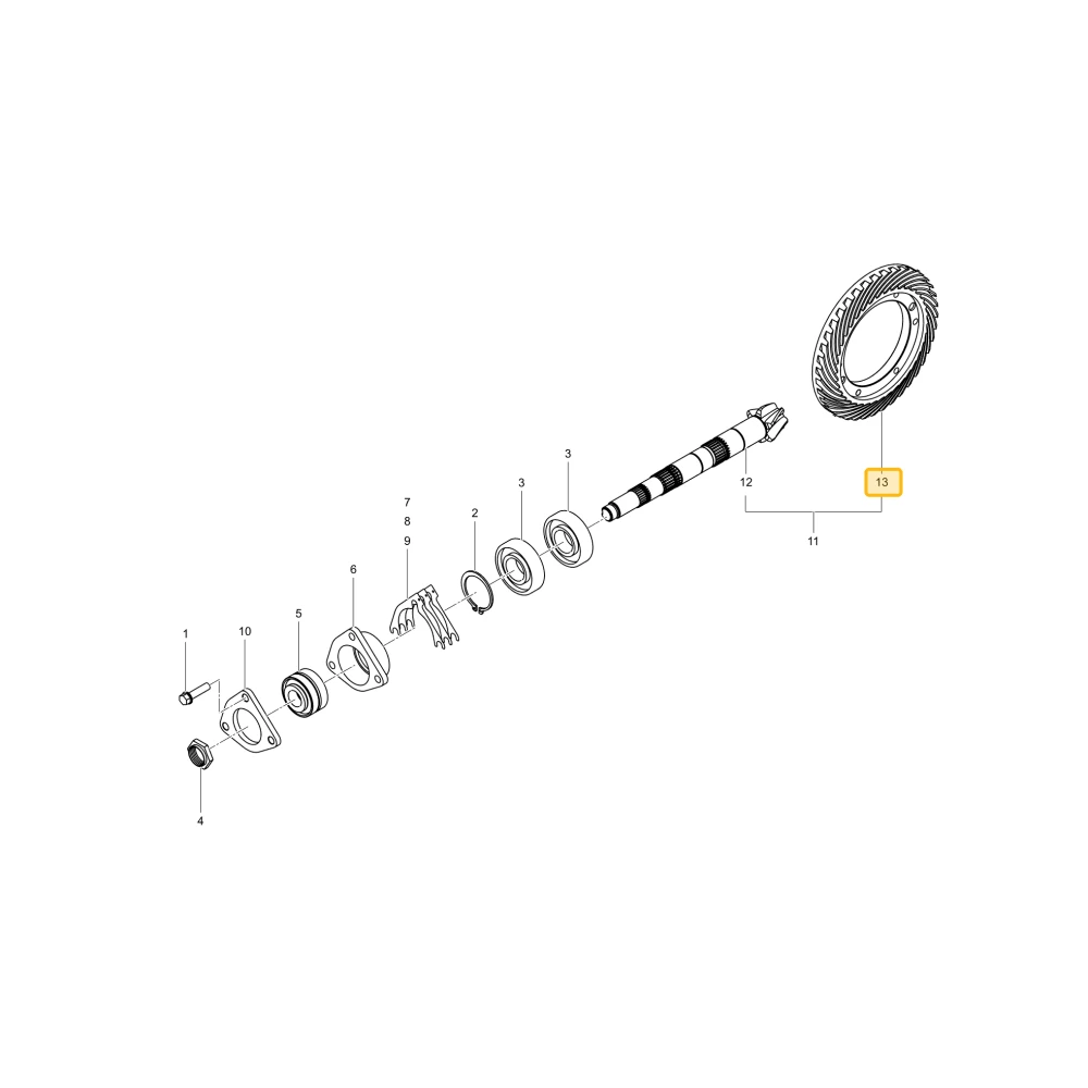 Koło zębate KIOTI T5715-26121