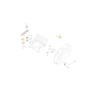 Wiązka przewodów lampy roboczej KIOTI T5758-69361