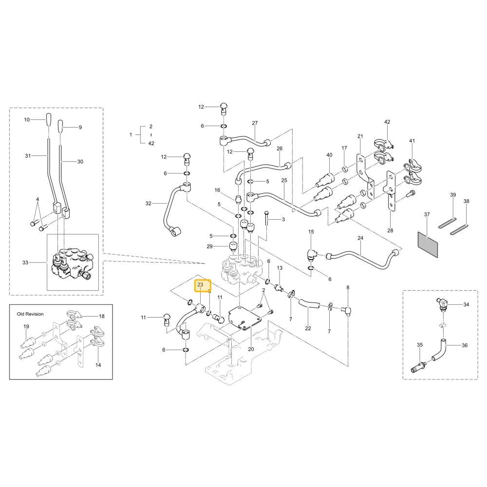 Zewnętrzna rurka hydrauliczna Ca KIOTI T5810-48052
