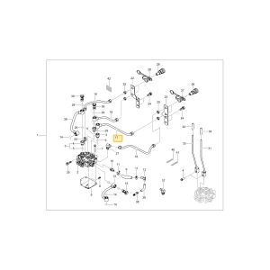 Zewnętrzna rurka hydrauliczna B KIOTI T5810-48072