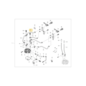 Zewnętrzna rurka hydrauliczna C KIOTI T5810-48082