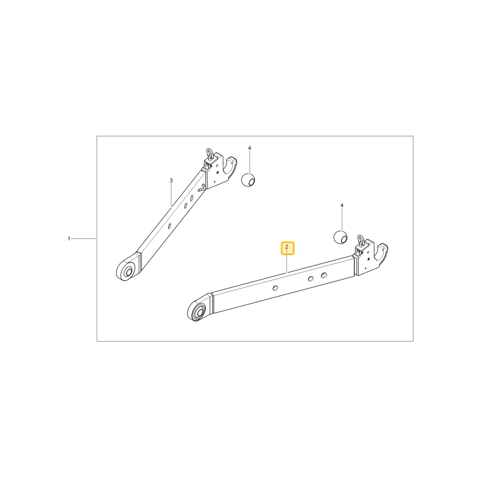 Dolny lewy łącznik KIOTI T5810-65313