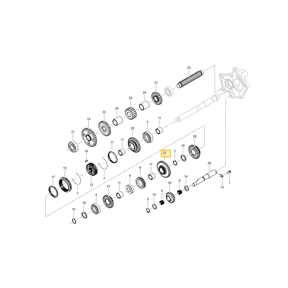 Koło zębate 35 KIOTI T5815-21611