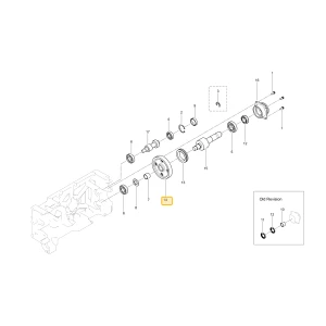 Koło zębate 58 KIOTI T5815-25123