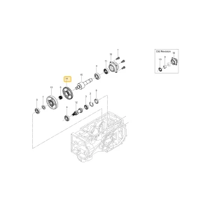 Koło zębate 58 KIOTI T5815-25143