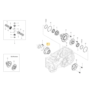 Uchwyt prawego łożyska KIOTI T5815-26551