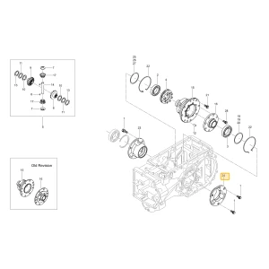 Uchwyt lewego łożyska KIOTI T5815-26561