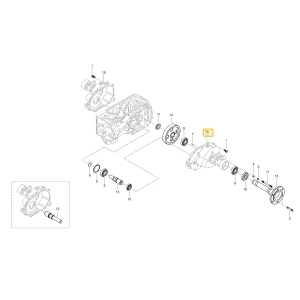Obudowa L Rearaxle KIOTI T5815-28133
