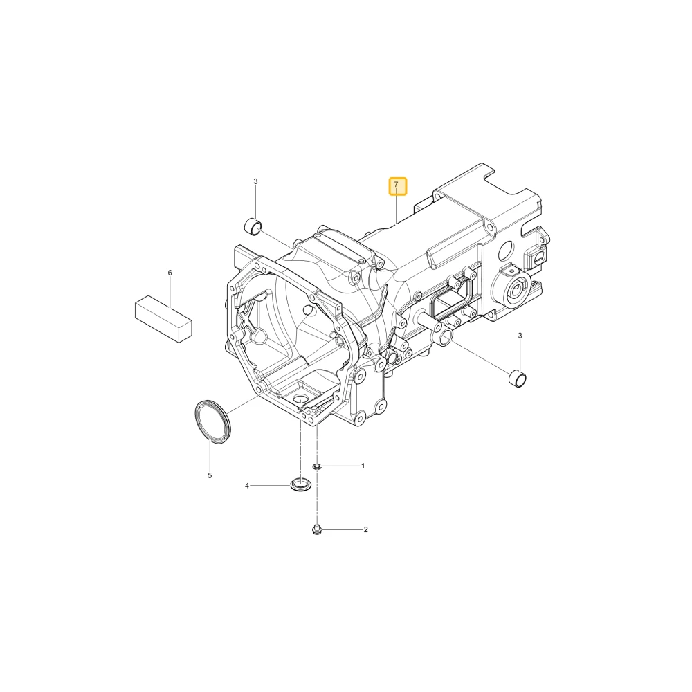 Obudowa sprzęgła KIOTI T5855-14113