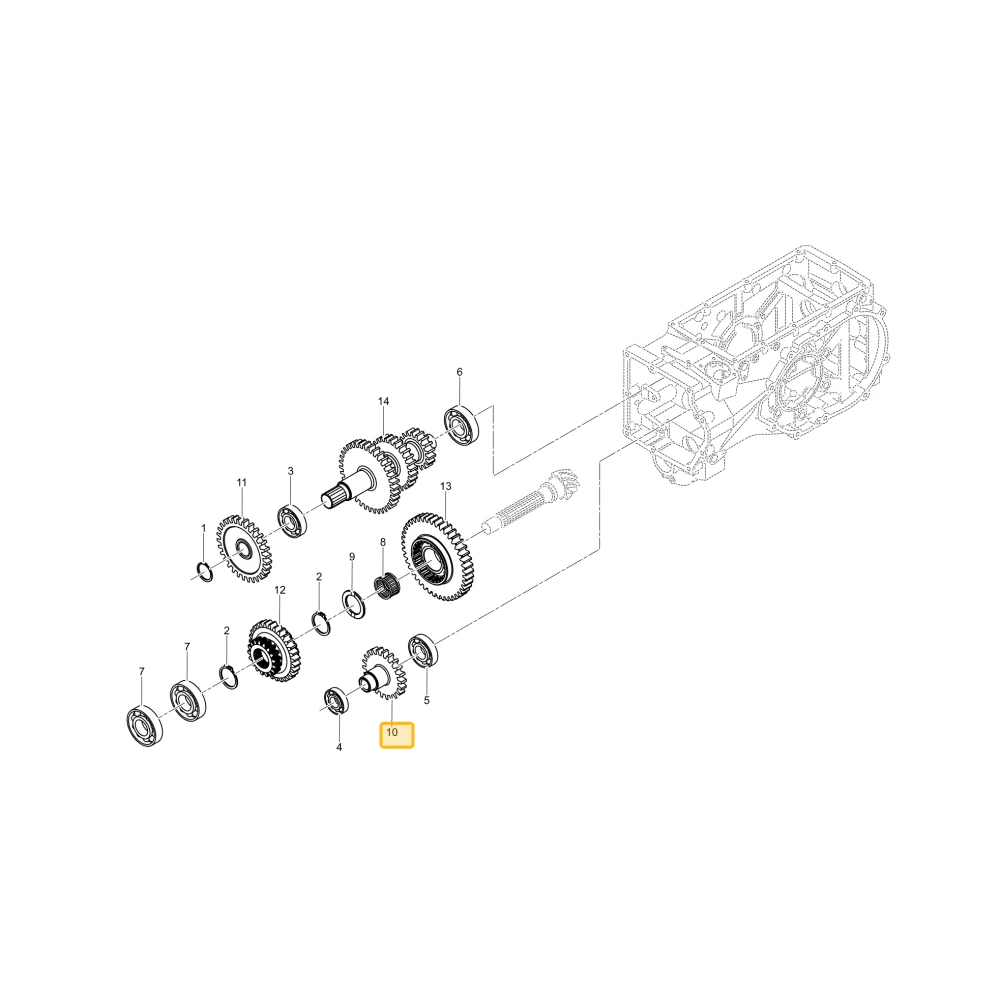 Koło zębate 22 KIOTI T5855-21411