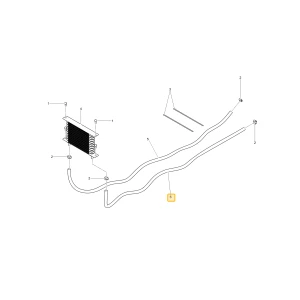 Wąż hydrauliczny chłodzenia T 2 KIOTI T5855-42022