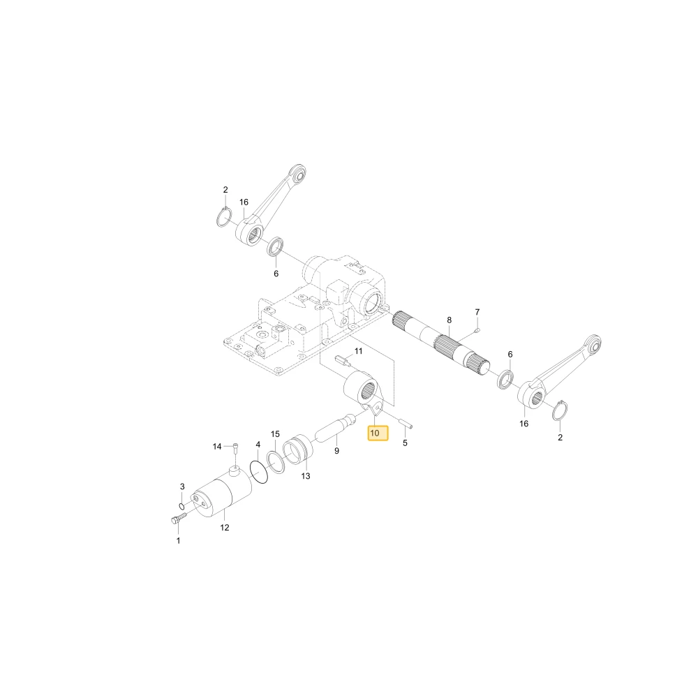 Ramię hydrauliczne KIOTI T5855-43021