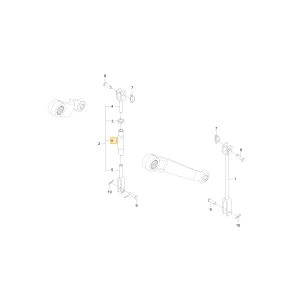 Korpus drążka podnośnika KIOTI T5855-65071
