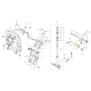 Cięgno przewodu RPM KIOTI T5855-91511