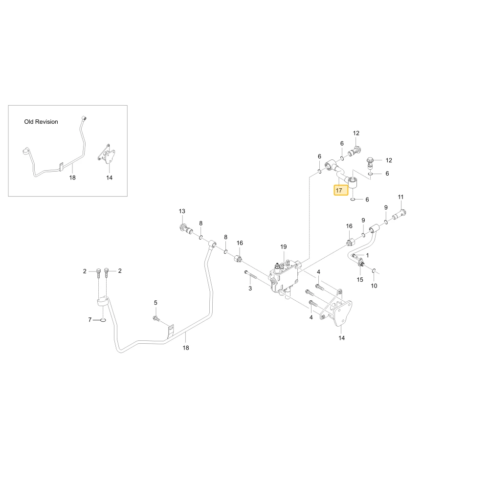 Rurka hydrauliczna J2 KIOTI T5857-47032