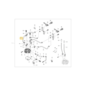 Zewnętrzna rurka hydrauliczna Jp KIOTI T5857-48522