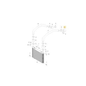Wąż intercoolera 1 KIOTI T5980-11461