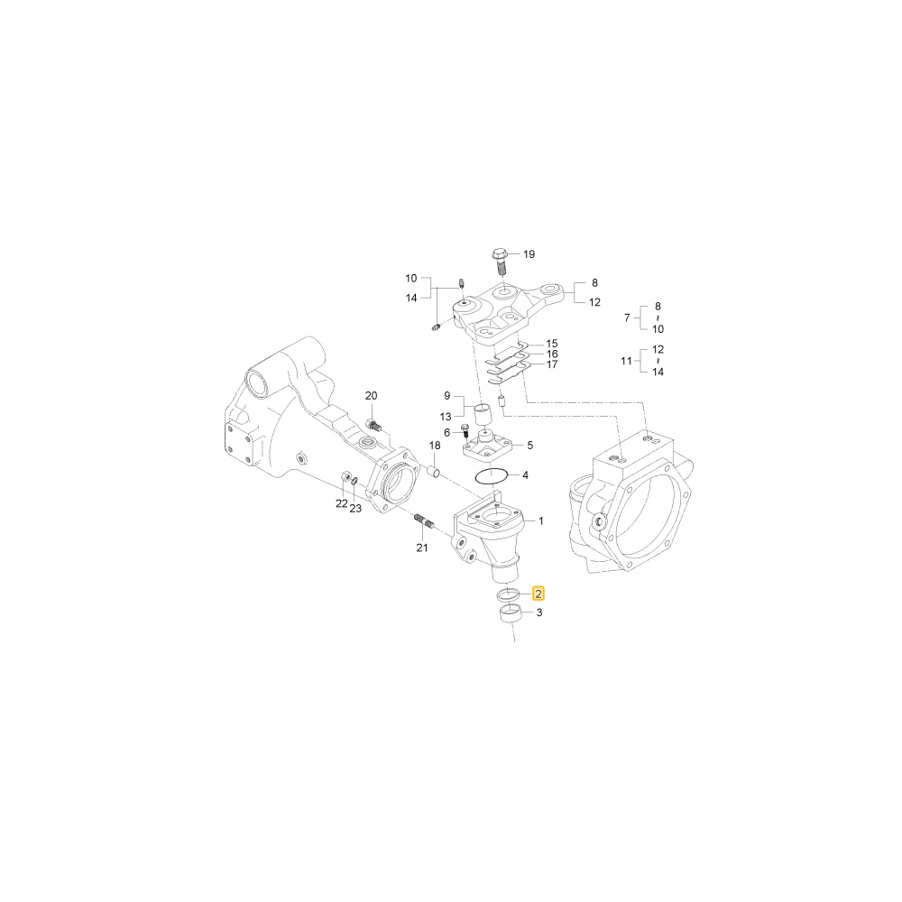 Uszczelniacz oleju KIOTI T8101-43960