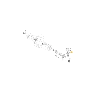 Koło zębate stożkowe 17 KIOTI T8101-75192