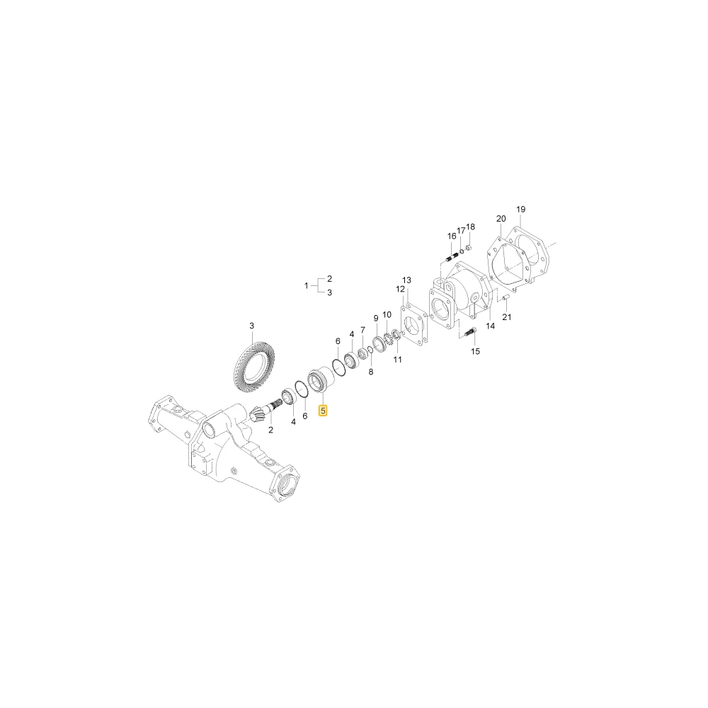 Obudowa łożyska KIOTI T8101-75342