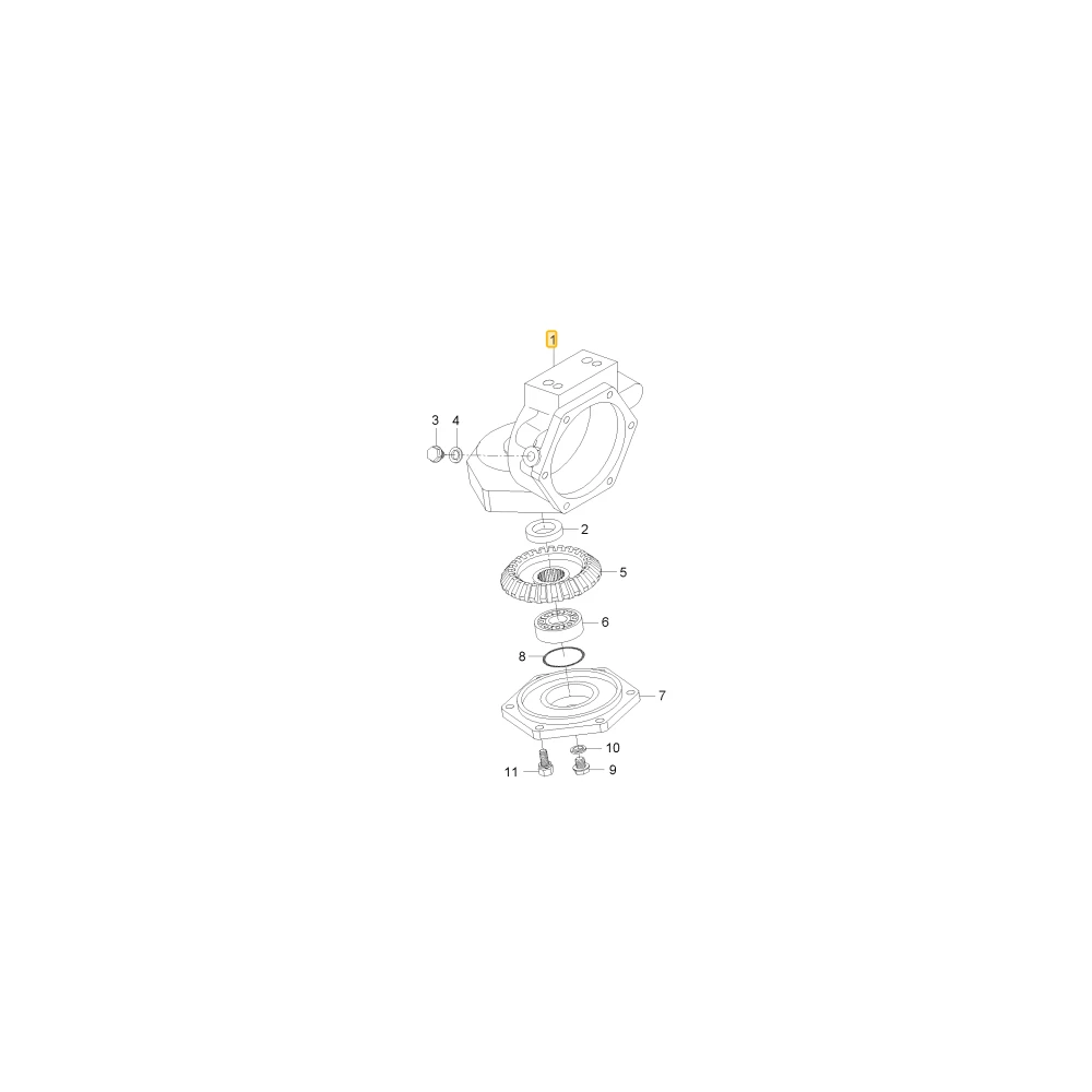 Obudowa osi KIOTI T8102-75323