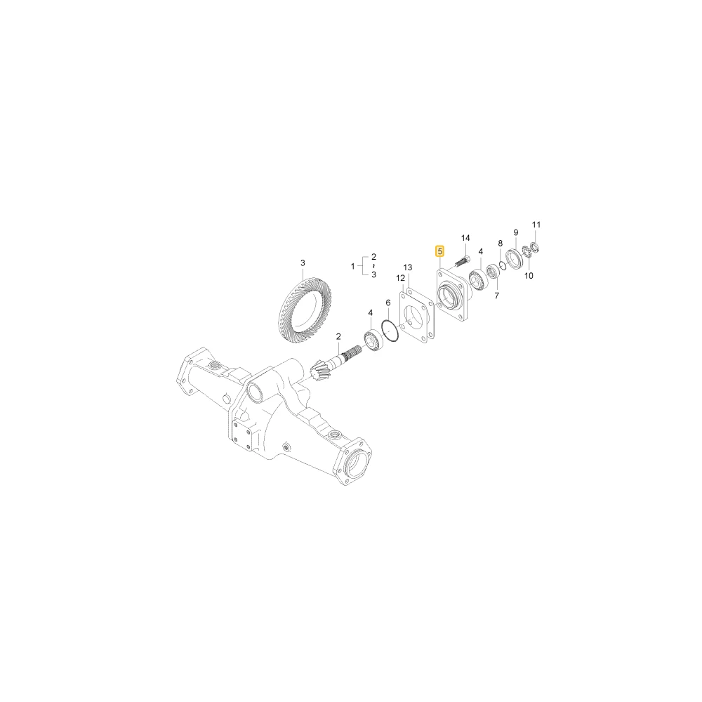 Obudowa łożyska KIOTI T8102-75353