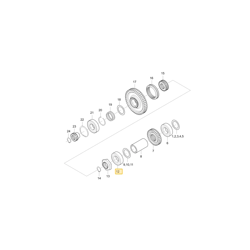 Łożysko stożkowe KIOTI T8713-03091