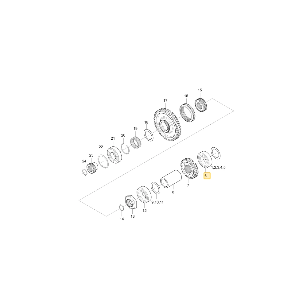 Łożysko stożkowe KIOTI T8713-03101