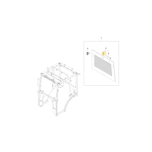 Tylna szyba Defroster KIOTI TB16-0014A
