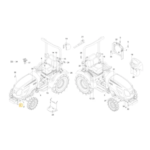 Naklejka Manufacturing KIOTI TB16-0086B