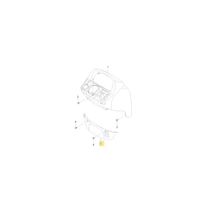 Dolna pokrywa INSTPN KIOTI TB16-0774B