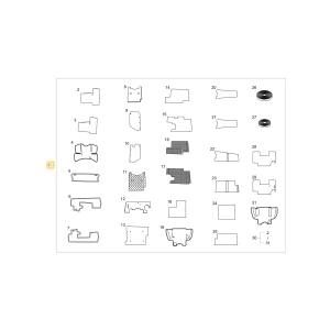 Zestaw Option wewnętrznego zestawu Material KIOTI TB16-A0006C