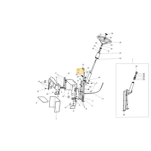 Dźwignia przyspieszenia KIOTI TB36-0881A