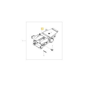 Fotel tylny Hoe KIOTI TB36-1086A