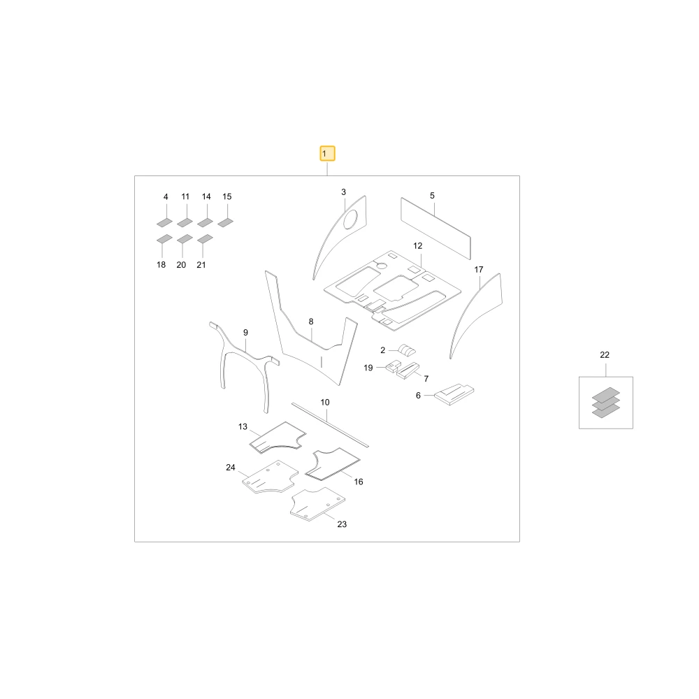 Zestaw Noise Reduction KIOTI TB36-A0032B