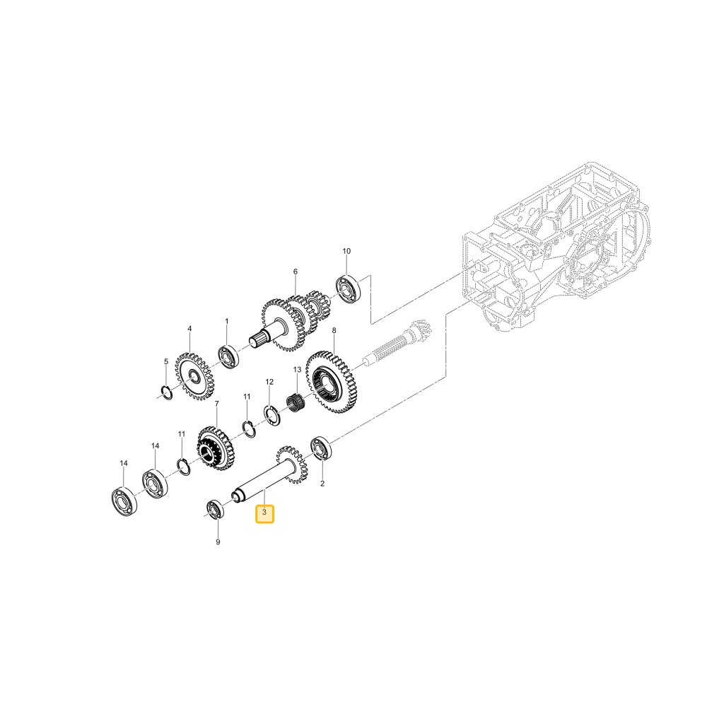 Koło zębate 22 KIOTI TC22-0050B