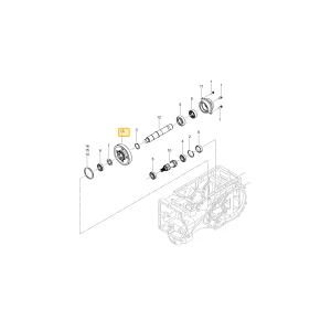 Koło zębate 58 KIOTI TC22-0058B