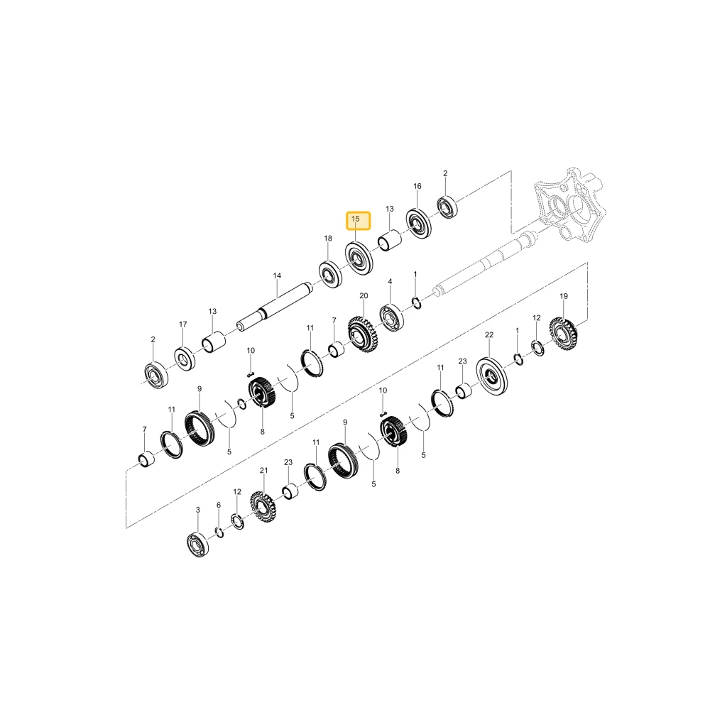 Koło zębate 26 KIOTI TC22-0064B