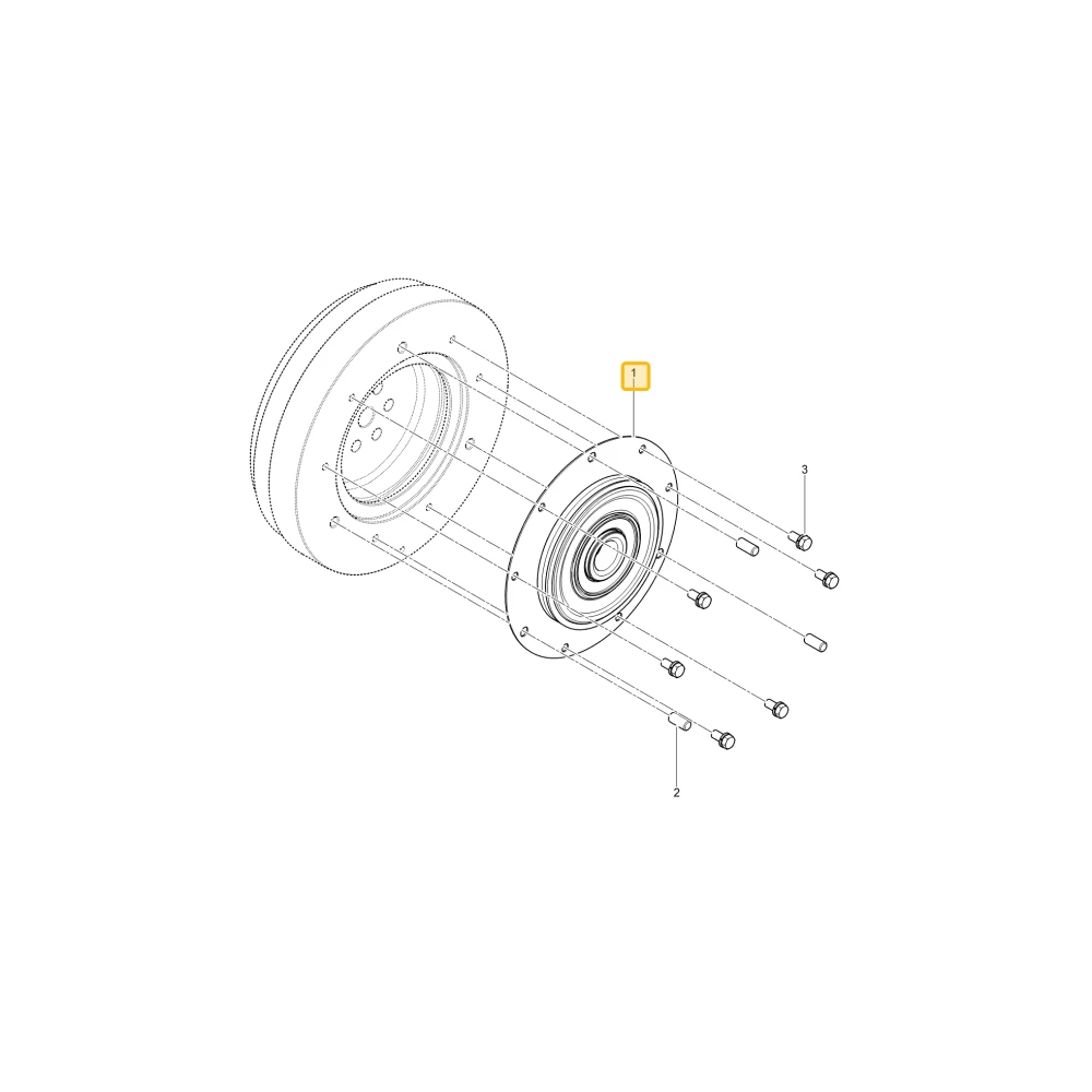 CLUTCH, SPRING DAMPER KIOTI TC22-0126A
