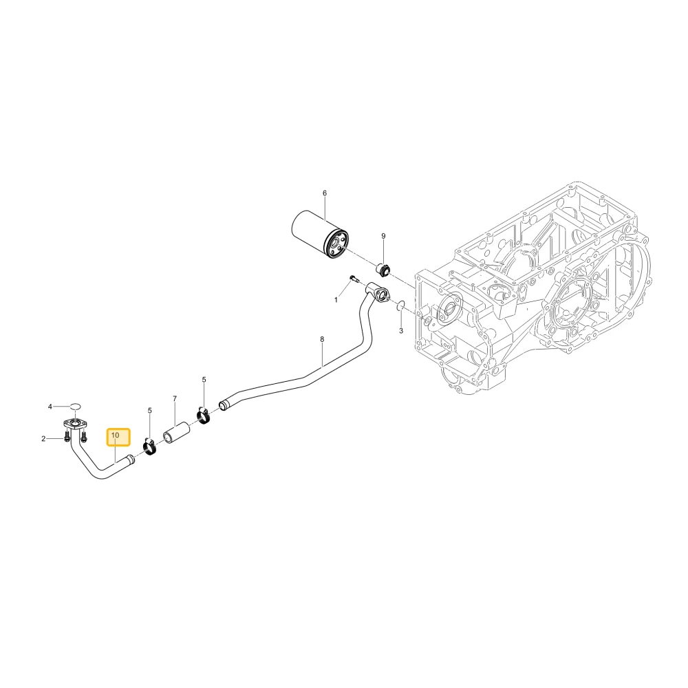 Rura ssąca T4 KIOTI TC24-0007A