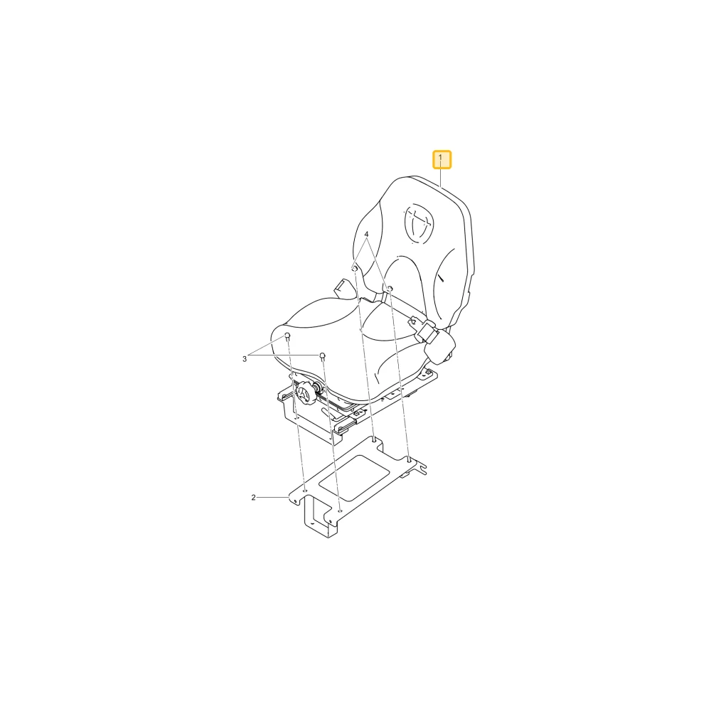 Fotel KIOTI TC26-0004B