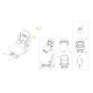 Fotel KIOTI TC26-0005C